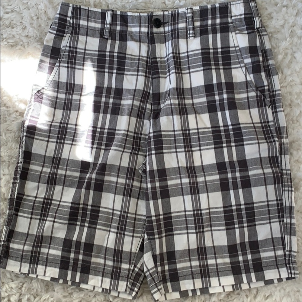 American Eagle Longboard Plaid Shorts